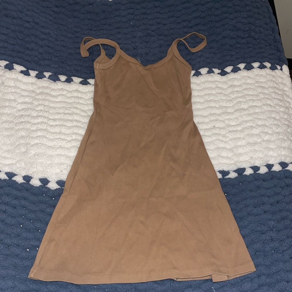 Los Angeles Apparel Tan Dress